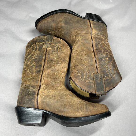 Cody James Western Boots Boys Size 2 Style 43034 Brown Leather Upper Cowboy - Picture 5 of 10